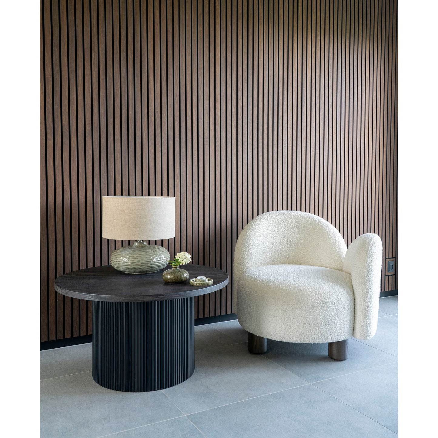 Fauteuil bouclette HONOLULU
