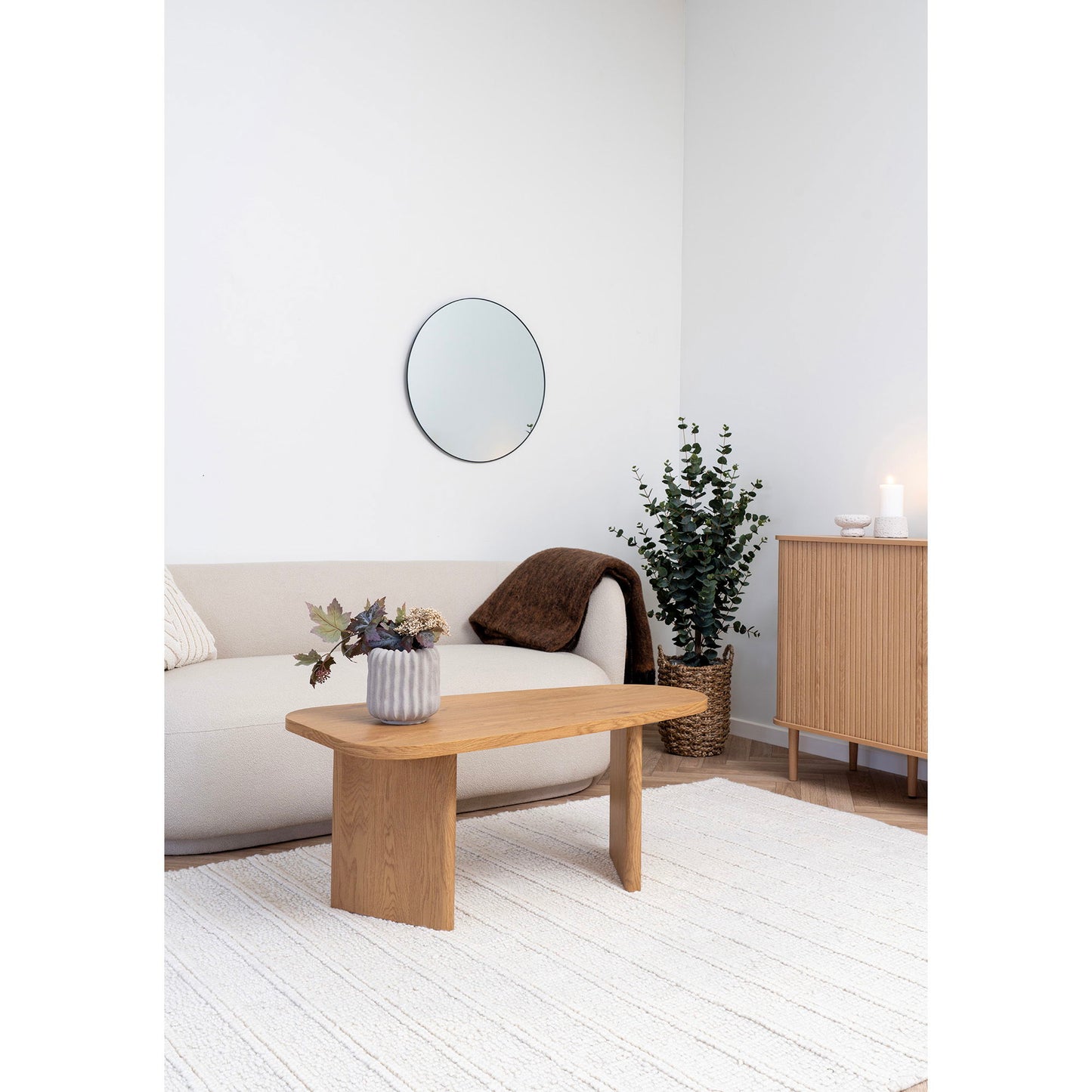 Table basse en bois clair MELO