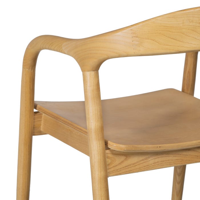 Chaise en bois clair SAB