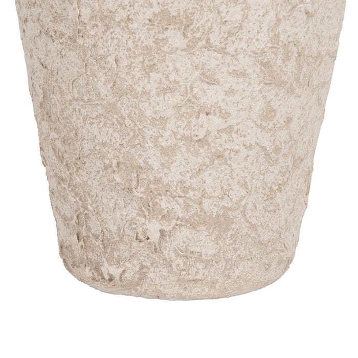 POT BLANC RUSTIQUE CÉRAMIQUE