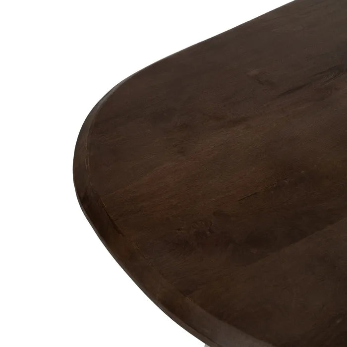 Table basse MIEL en bois de manguier