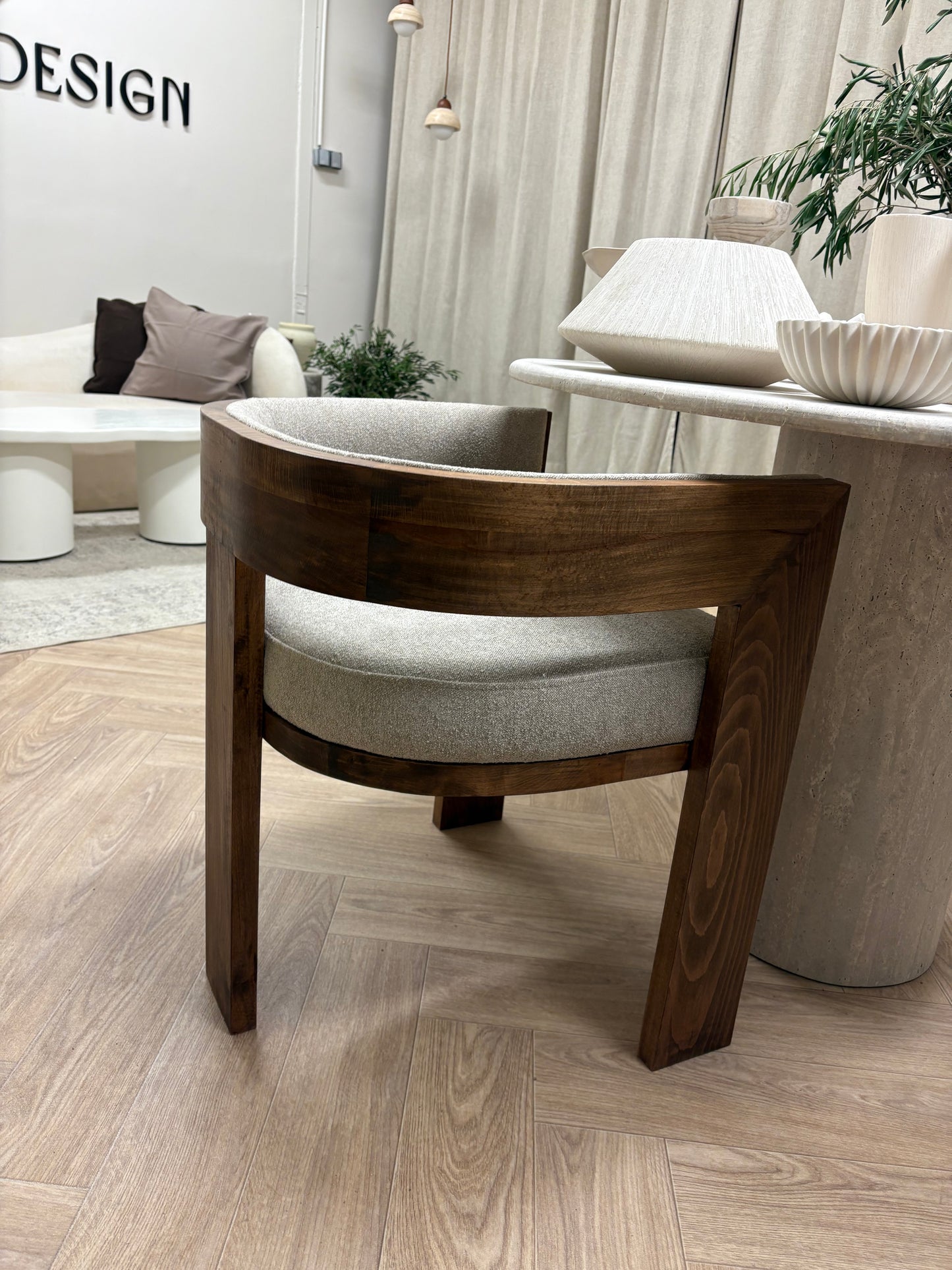 Chaise de salle à manger en bois CHAFA