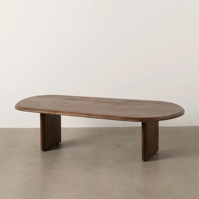 Table basse MIEL en bois de manguier