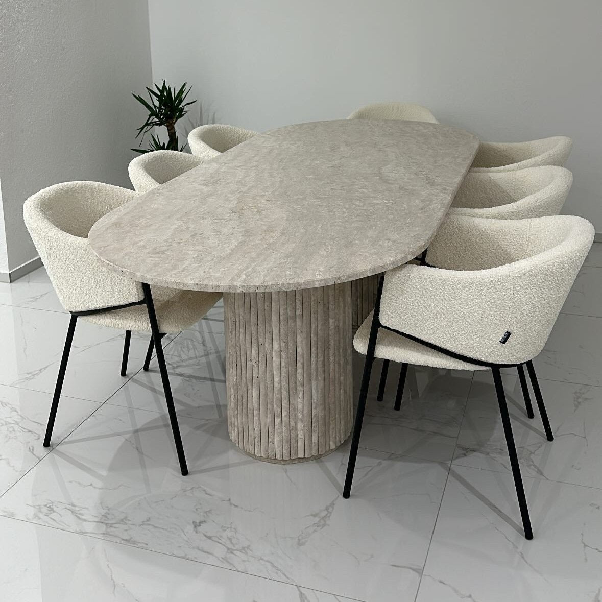 Table à manger SAKINA ovale