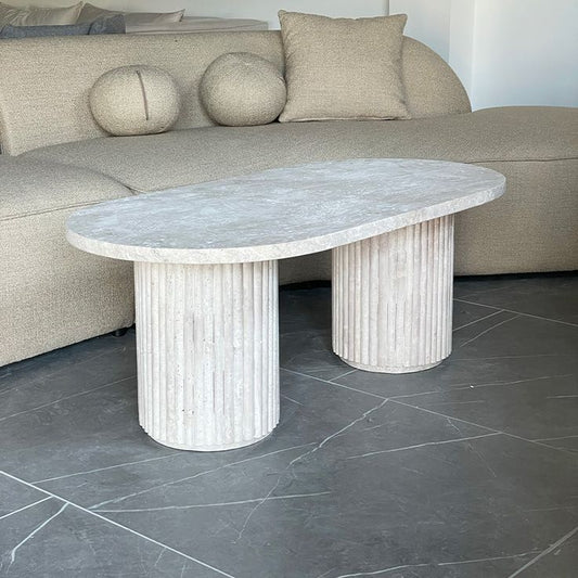 Table basse travertin CLASSIC