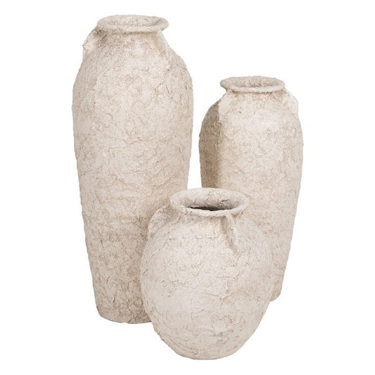 POT BLANC RUSTIQUE CÉRAMIQUE
